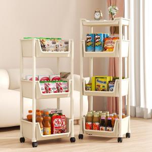 Multifunctional Multi-Layer Storage Rack Household Book Rack With Wheel Shelf Kitchen Open Storage Rak Buku Trolley Rack Buku Sekolah