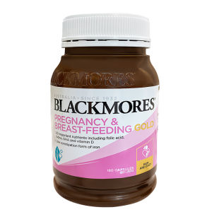 Blackmores Pregnancy & BreastfeedingGold 180 Capsules rich in folic acid1500mg