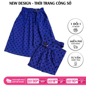 Váy jean Nữ Váy Denim Lưng Cao Dáng Xòe Quyến Rủ Dài 60cm Thiết Kế Dây Eo Cá Tính Phong Cách Ulzzang Trẻ Trung New Design CV0077