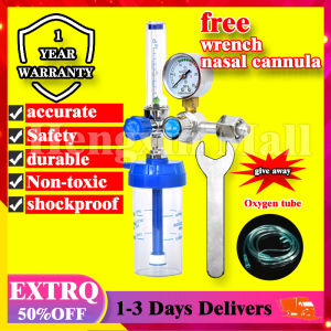 Oxygen Regulator With Pressure Gaugemedical Oxygen Tank Medical Kit With Wrench And Nasal Cannula
