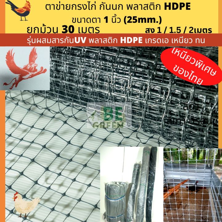 6 อันดับตาข่ายล้อมไก่และตาข่ายกันนกพลาสติกที่ดีที่สุด 2026 ป้องกันสัตว์รบกวน ทนทานทุกสภาพอากาศ!