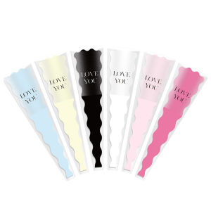 [Energetic] 10ชิ้นถุงห่อดอกไม้แขนกุหลาบเดี่ยวถุงบรรจุภัณฑ์ช่อดอกไม้กระดาษแก้วใสห่อดอกไม้สำหรับวันวาเลนไทน์