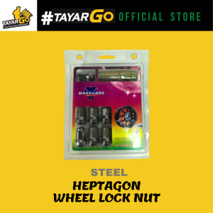 1.5MM Heptagon Wheel Nut Sport Rim Wheel Lock Nut Sport Rim Nut Tayar Sport Rim Wheel Nut Steel Car Wheel Nut