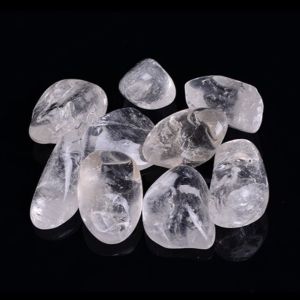 [HCM]500g Đá thạch anh tự nhiên 100% màu trắng giảm căng thẳng phù hợp với người mệnh Kim mệnh Thuỷ Vụn đá thạch anh trắng phong thuỷ
