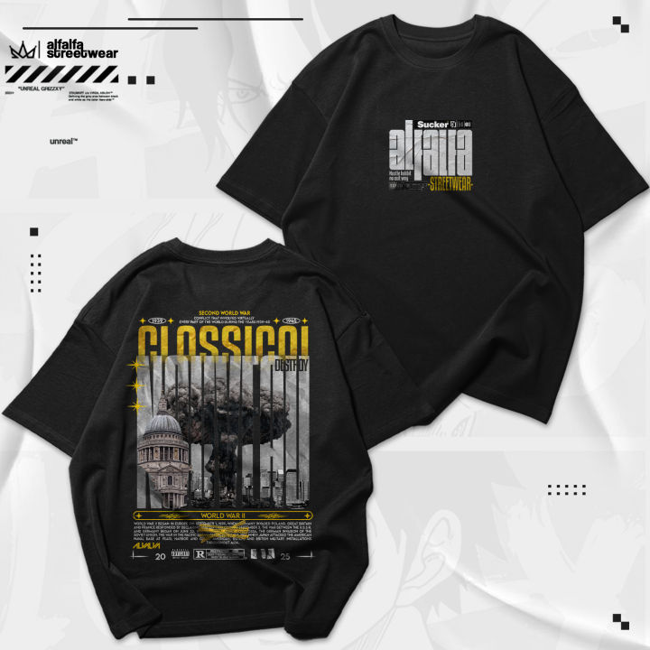Classical Vintage WW2 Tshirt - Kaos Pria Lengan pendek Reguler Fit tshirt