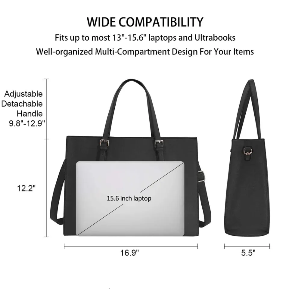 Laptop size handbag best sale