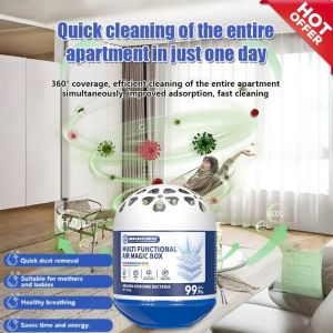 🎉Dust Buste🎉Universal Suction Magic Box/2025 Super Suction Automatic Air Dust Collector/Air Purifier Remove Purification Vacuum/Purify Air Long Battery Life Dust Suker Magic Box/除尘魔盒超强吸力除灰尘神器