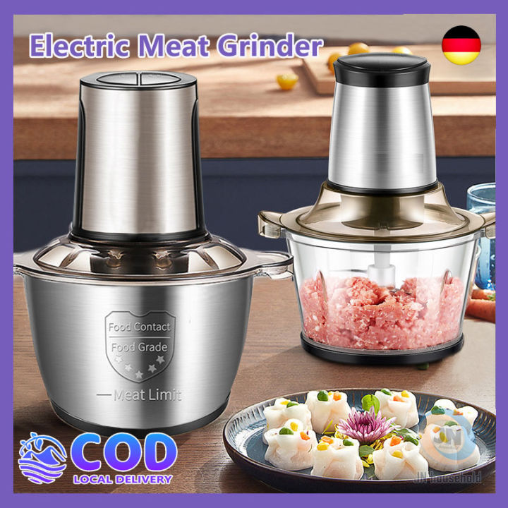 Stainless Steel Meat Grinder Food Processor Heavy Duty Multifunctional