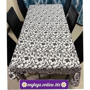 glamour curtain table cloth washable 4seater/6seater/8seater (table & chairs are not included)
