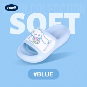 Tawii. Kuromi slippers for kids girl fashion sandals EVA material soft non-slip beach slippers