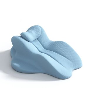 Memory Foam Wedge Reading Pillow for Bed Ergonomic Back Pillow for Headboard Chin & Back Support Pillows Pain Relief