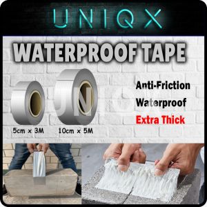 Uniqx WaterProof Anti leakage Tape Aluminum Foil Strong Tape Power Gam Bumbung Gam kuat tampal Atap Bocor