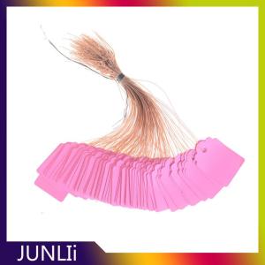 JUNLIi 100Pcs เครื่องประดับเสื้อผ้าสินค้าสวนยี่ห้อป้ายราคาแท็ก 3.5x2.5 ซม.