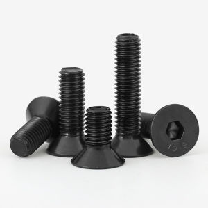 UNC 4#-40 6#-32 8#-32 10#-32 US 10.9 Grade Carbon Steel Countersunk Head Hex Hexagonal Socket Screw Flat Head Allen Bolt
