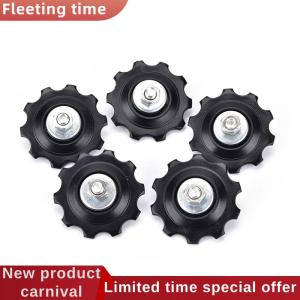 Fleeting time 1pcs Mountain Bike Bicycles Cycling Rear Derailleur Guide Roller Jockey Wheel