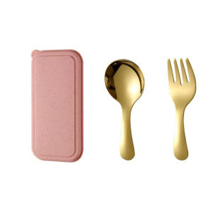【Fast Delivery | Local Stock】 Mini Portable Spoon Fork Tableware Outdoor Camping Stainless Steel Cutlery Set For Lunch Hiking Camp Cooking Supplies