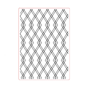 Grid Background Embossing Folder Plastic Embossing Template Easy to Use For DIY Crafts And Art Projects