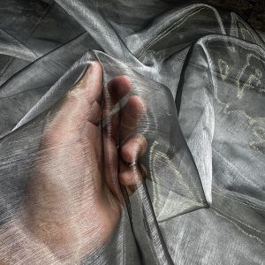 NEXTYOO DIY Crystal Organza Fabric Translucent Glossy Shiny Mesh Fabric  Soft Draping Wedding Backdrop Fabric for Wedding Backdrop DIY Curtains Hanfu Dress Design