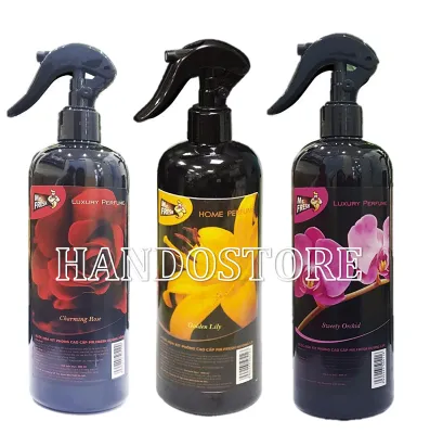 Combo 3 chai Nước hoa xịt phòng tinh dầu cao cấp Paris by Night 500ml - thơm lâu khử mùi phòng