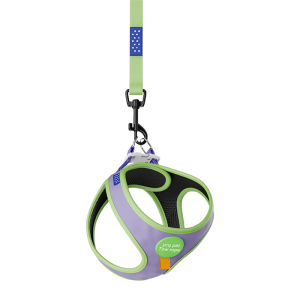 HamshMoc Durable Dog Harness And Leash Set Adjustable Pet Harness Anti-Pull Breathable Dog Lead Rope With Soft Handle For Small Medium Dogs Walking