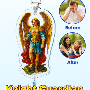 Angel Knight Guardian Pendant Vintage Guardian Angel Pendant  Angel Car Pendant Lucky Charm Talisman 大天使迈克尔汽车吊坠