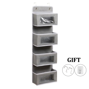 IMUTO Easy-Hang Wall-Mount Storage Organizer with Durable Mesh Pockets