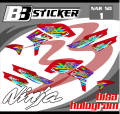 STRIPING PREMIUM Kawasaki Ninja R Ninja SS BISA HOLOGRAM List Sticker Variasi Nar 50. 