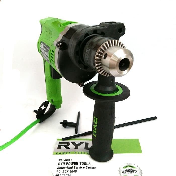 RYU RID 13-2 Mesin Bor Tembok Besi Kayu Beton 13mm HEAVY DUTY - 13 mm ...