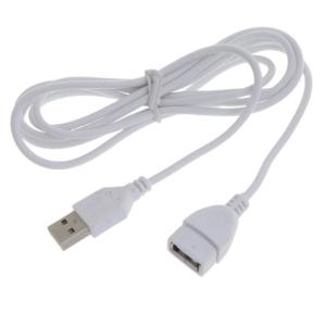5ft White USB Extension Cables USB 2.0 Male to A Female Extension Cable for Keyboard Mouse Printer