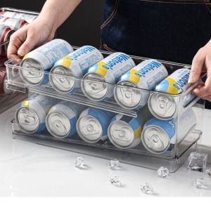 Cans and Bottle Fridge Organizer | 2 Types | Fridge Storage Organiser/ Bottle Holder/ Refrigerator Organizer/ Bottle Storage/ Fridge Bottle Organizer/ Fridge Can Organizer/ Beverage Holder /Can Drinks Holder/Refrigerator Storage | Le Home Co