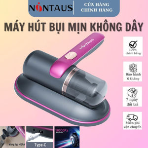 BẢO HÀNH 6 THÁNG - máy hút bụi giường nệm không dây mini cầm tay sạc điện cao cấp NONTAUS lực hút 10000 PA hút chăn ga gối nệm thảm  sofa  gấu bông có tia UV diệt khuẩn 99%