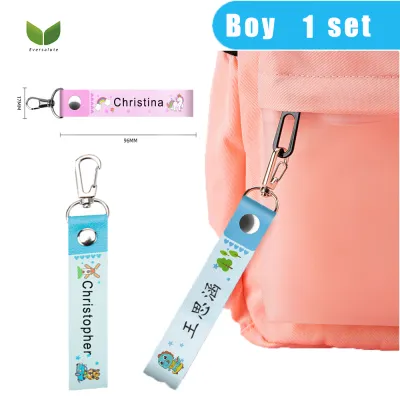 Eversalute Customized Name Stickers For KidsWaterproof Name Tag Wildly Used For Water Bottles School Bags Travel LuggagesSchool Essentials etc儿童防水姓名贴