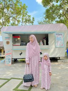 KIMIDRESS - Baju Gamis Wanita Dewasa Dress Muslim Panjang Perempuan Rayon Viscose Tanpa Jilbab Manasikana bisa bayar ditempat