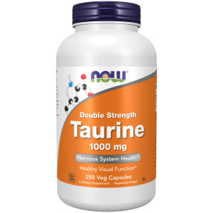 NOW Taurine 1000mg Double Strength Bổ Sung Taurine Hỗ Trợ Hệ Thần Kinh Tim Mạch Cân Bằng Điện Giải - Hỗ trợ cân bằng điện giải và vận chuyển các khoáng chất như natri kali canxi và magie trong tế bào.