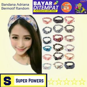 Bandana Bando Wanita/ Bandana Bando Headband Import Ala Korea / Bando Aksesoris Rambut Wanita