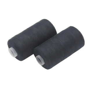 1000 Meter 402 Polyester Sewing Thread Black White Strong and Durable Sewing Threads Sewing Spools Polyester for Hand Machine