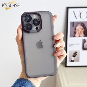 [Giá đỡ máy ảnh tàng hình] Kisscase Ốp giữ giá đỡ gấp lại được trong suốt dành cho iphone15pro Max 14 Plus 13 12 11 vỏ lưng bảo vệ máy ảnh chống sốc