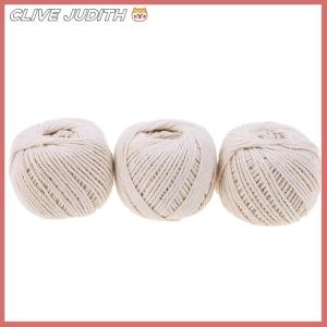 CISWGE 1Roll 229 feet Butchers Cotton Twine Meat Trussing Turkey Barbecue Strings Rope