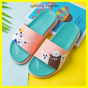 Lollipop Fashion 💝 Ready Stock 💝 Womens home outdoor trendy cartoon slipper