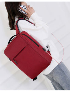 ES. กระเป๋าเป้ กระเป๋าโน๊ตบุ๊ค กระเป๋ากันน้ํา เป้สะพายหลัง กระเป๋าใส่แล็ปท็อป กระเป๋าเป้ชาร์จUSB EASYHOME E183