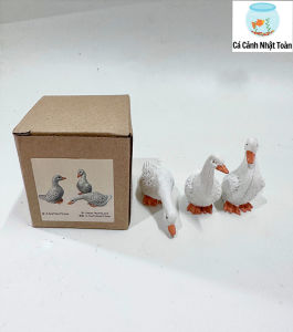 Bộ 3 Bé Vịt Cute Trang Trí Bể Cá Cảnh
