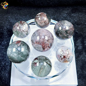 Collectors Grade Natural Green Phantom Spheres 7 Formation Plate