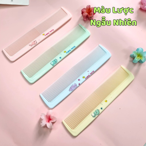 Lược chải tóc răng thưa dày nhiều mẫu họa tiết cute