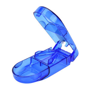 Portable Pill Divider Pill Compartment Transparent Medicine Cutter Tablet Divider