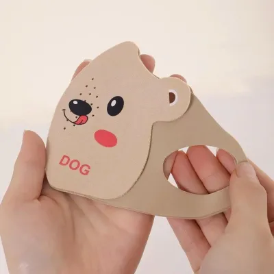 Khẩu trang vải cho bé khẩu trang chống tia UV cho bé khẩu trang 3D lụa họa tiết ngộ nghĩnh-Happy Life 4U