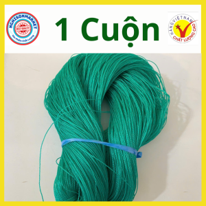 Dây cước màu xanh ngọc 1mm (12 sợi) loại tốt cuộn dài 720 mét đan chài vá lưới buộc giàn leo đi biển thả diều