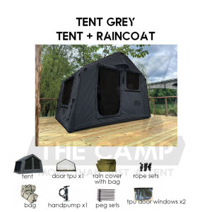 Spark MARS08 Air Tent 8+8m2 Large Space MARS Army Green Camo Black Dark Gray Grey Tactical