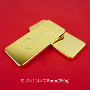 【discount store】High Quality 1kg Replica Gold Plated Bar 1pc Switzerland Gold Bullion Bar Non-magnetic Modern Art Commemorative Coin Collect