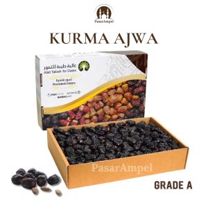 Kurma Nabi Ajwa Madinah 250gr VIP Kualitas Premium Grade A Oleh oleh Haji Umrah