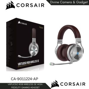 CORSAIR CS-CA-9011180-AP Gaming Virtuoso RGB Wireless SE High-Fidelity Gaming Headset Gunmetal One Size